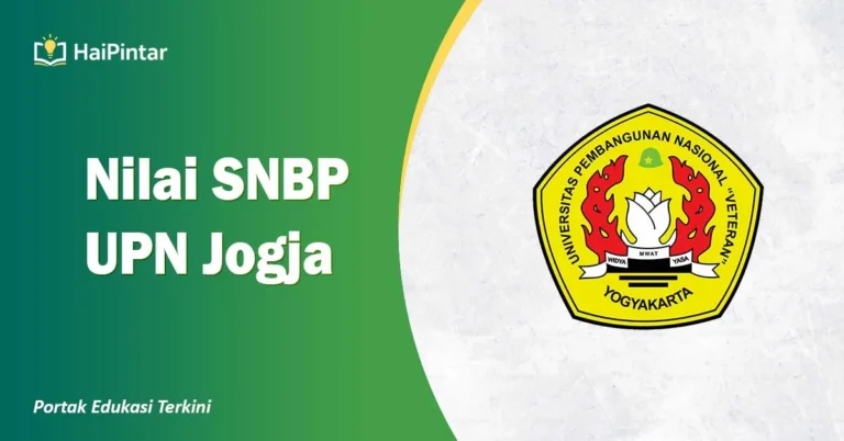 Nilai SNBP UPN Jogja