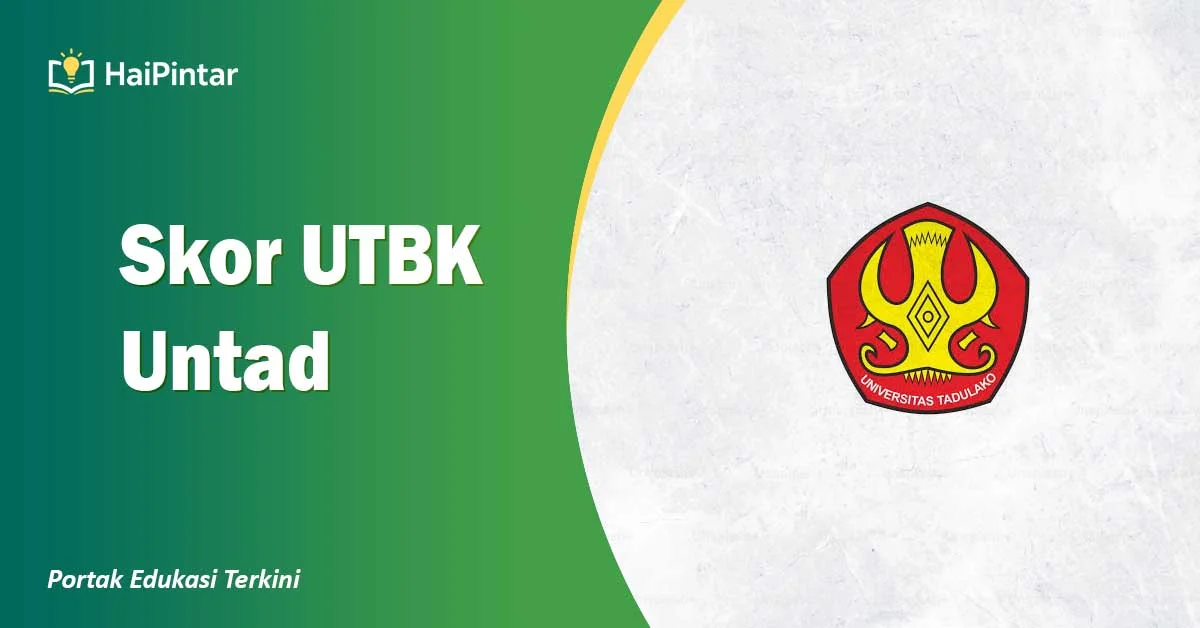Skor UTBK Untad